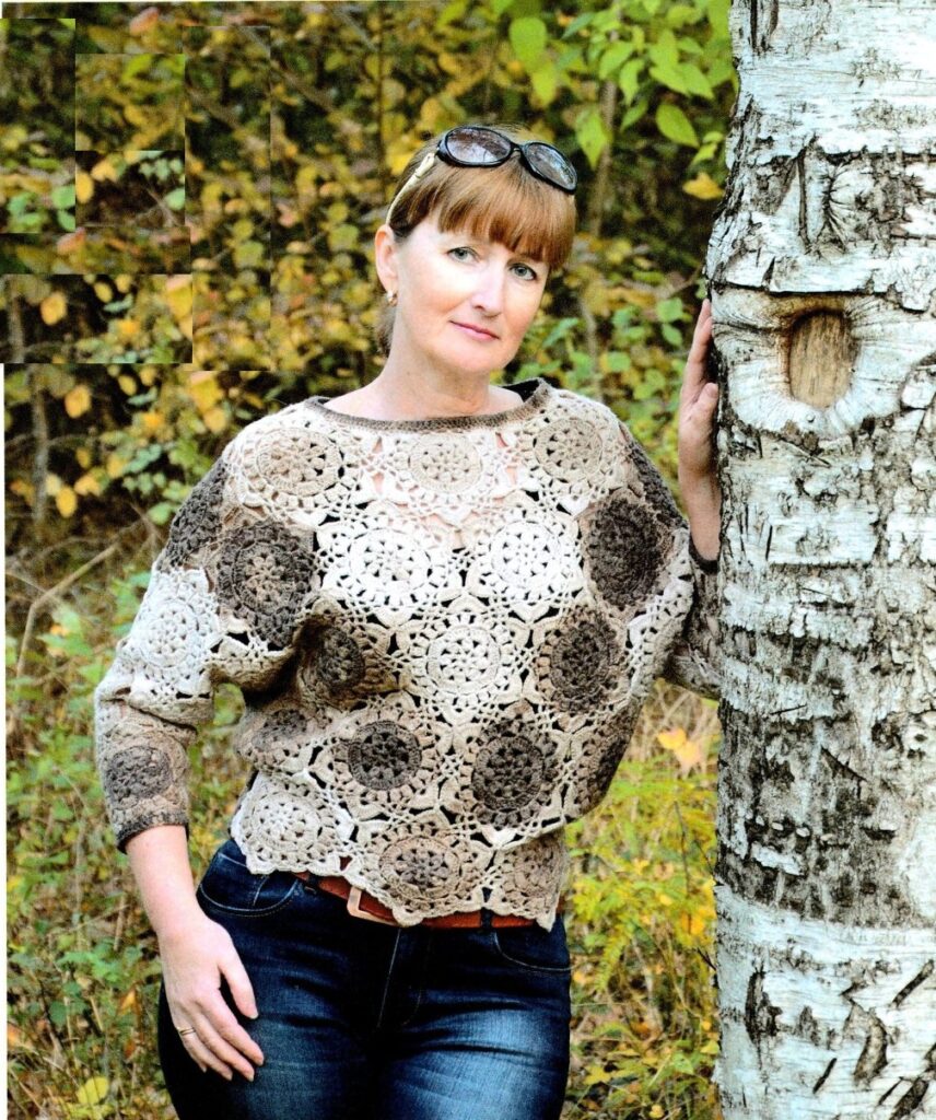 Очаровательный пуловер с рукавами летучая мышь