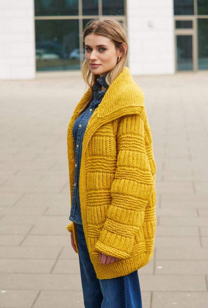 knitted cardigan