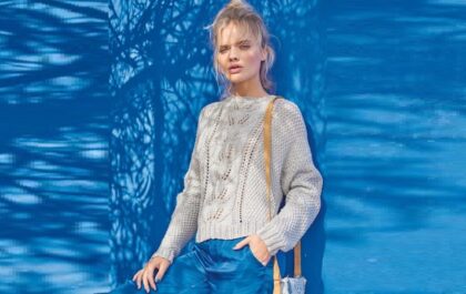 вязаный пуловер