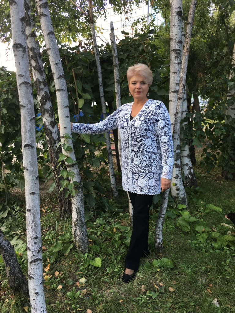 ажурный кардиган
