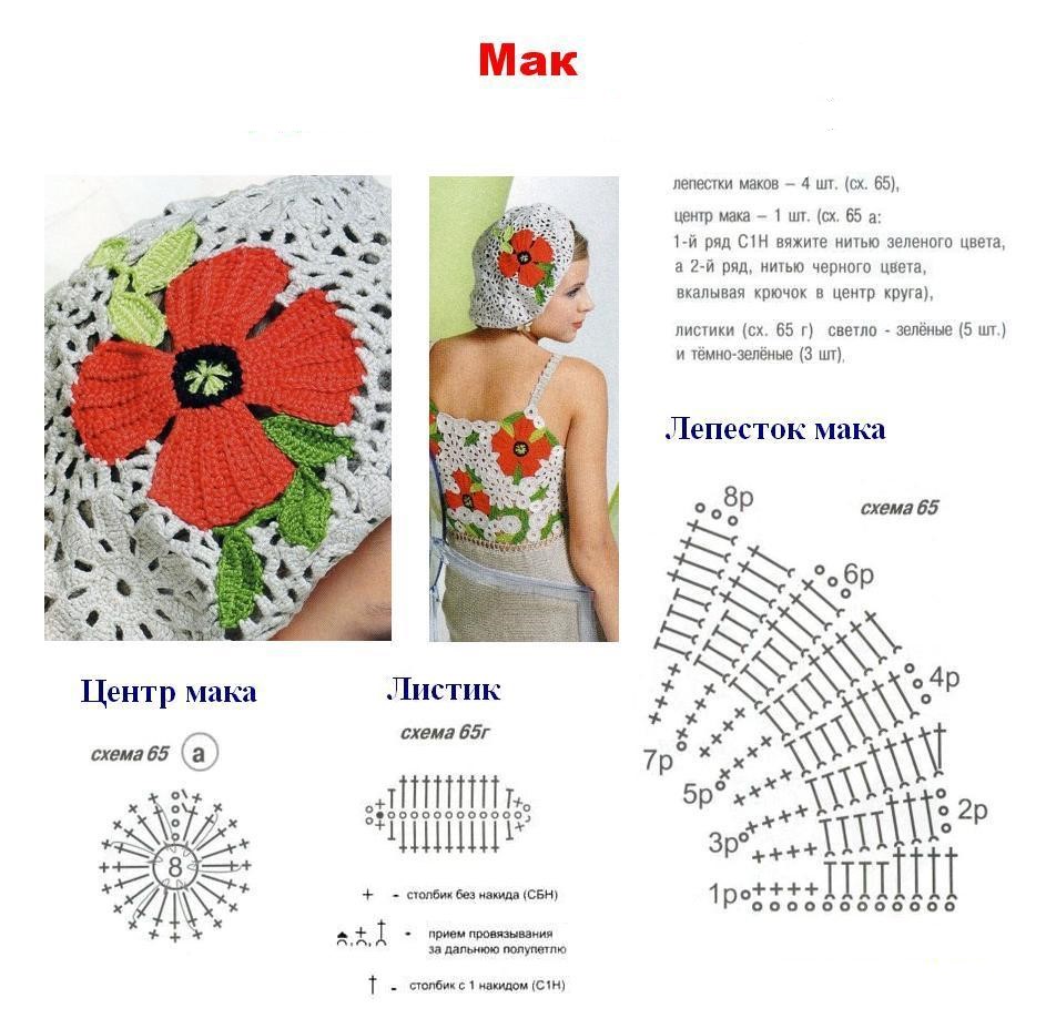 мак крючком
