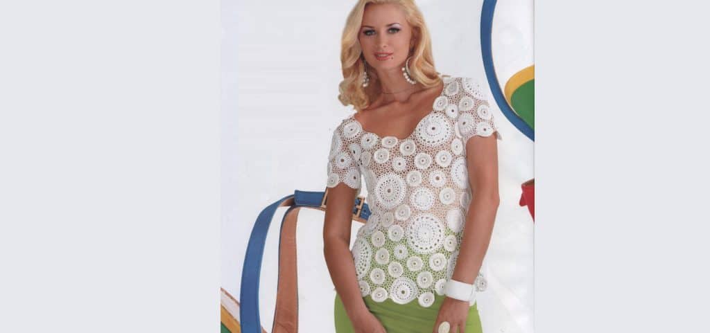 Кофточка крючком “Зефир”