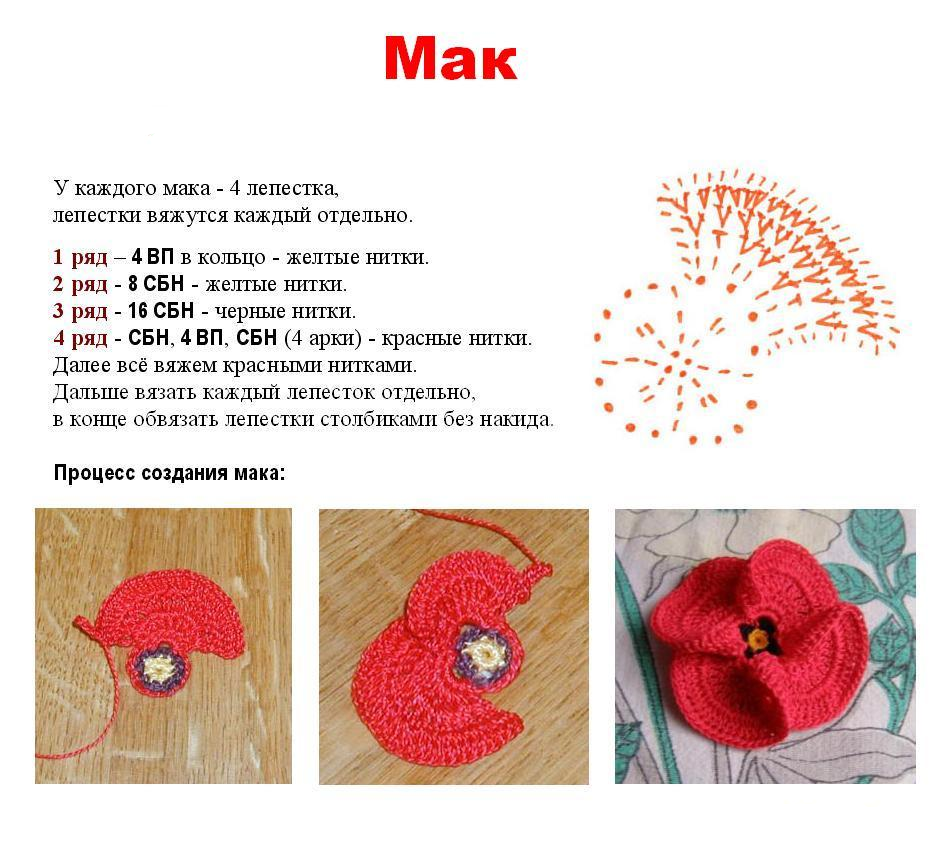 мак крючком