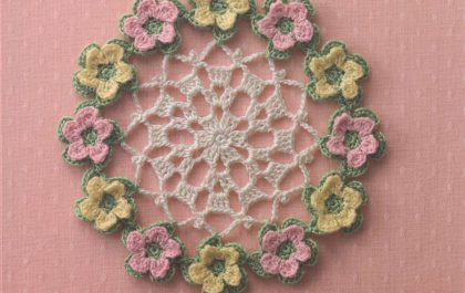 цветочные мотивы крючком