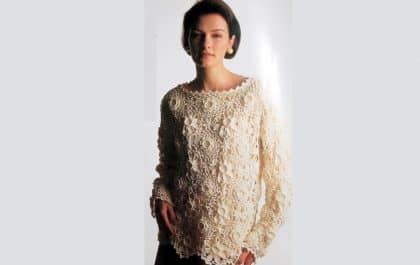 вязаный пуловер