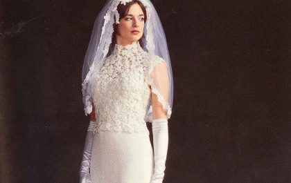 вязаное платье