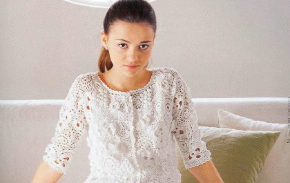 кофточка крючком