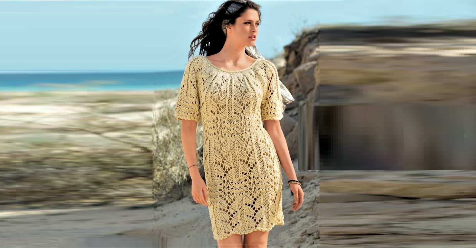 Летние Вязаные Платья Ажурные фото 21