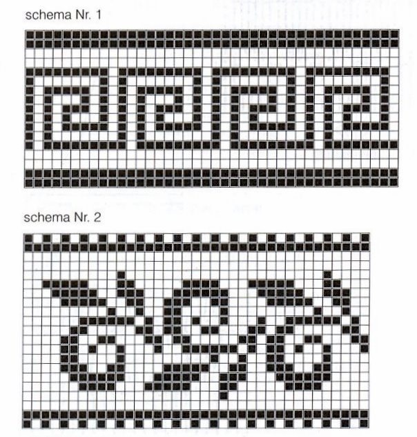 Греческий узор крючком со схемой