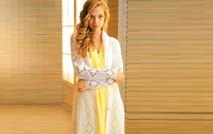 пальто крючком