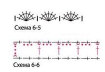 схема вязания крючком