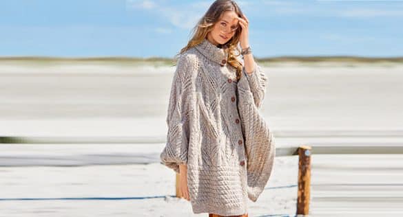 knitted poncho