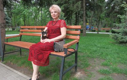 вязаное платье крючком