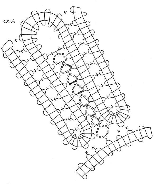 Вязание крючком чертенок схема