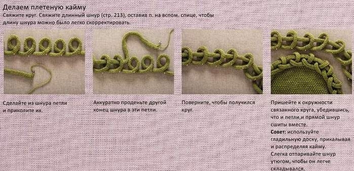 круглые мотивы спицами