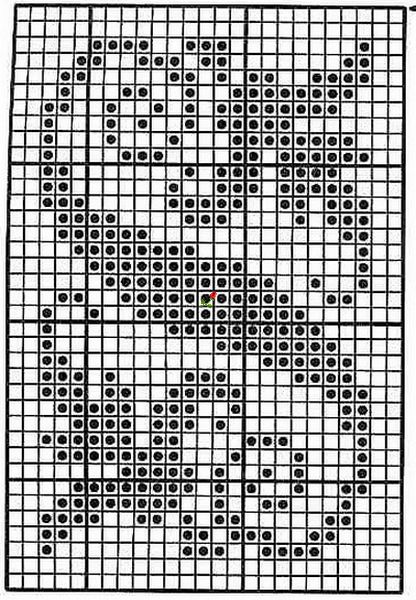 Филейное вязание листья крючком схемы