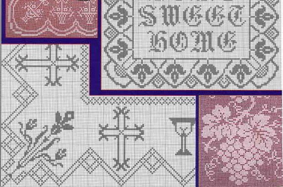 101 fillet knitting patterns. Part 2