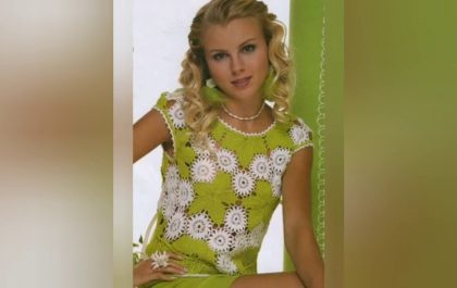 вязаный топ крючком