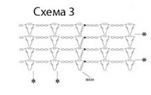 схема вязания крючком