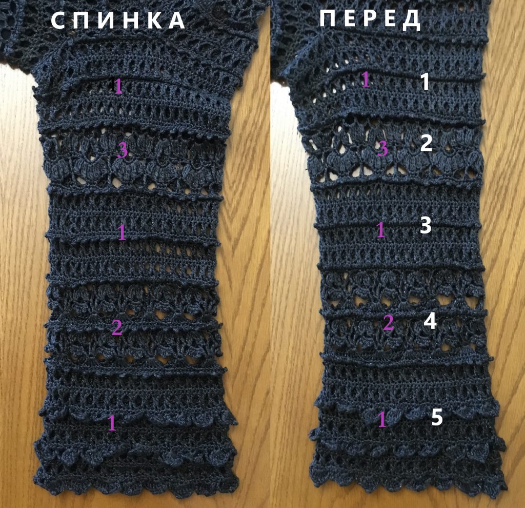 схема вязания крючком