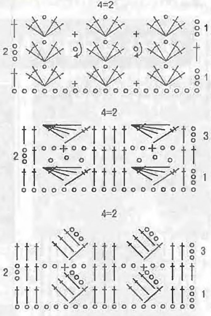 схема вязания крючком