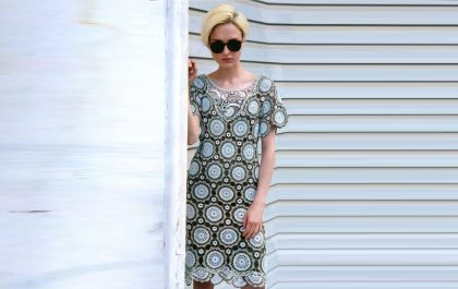 вязаное платье крючком