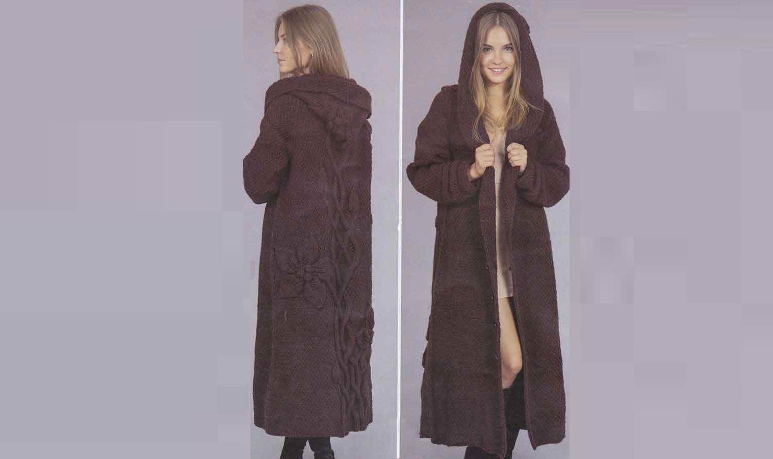 Длинное Пальто С Капюшоном - Lilia Vignan