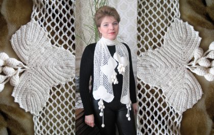 вязаный шарфик