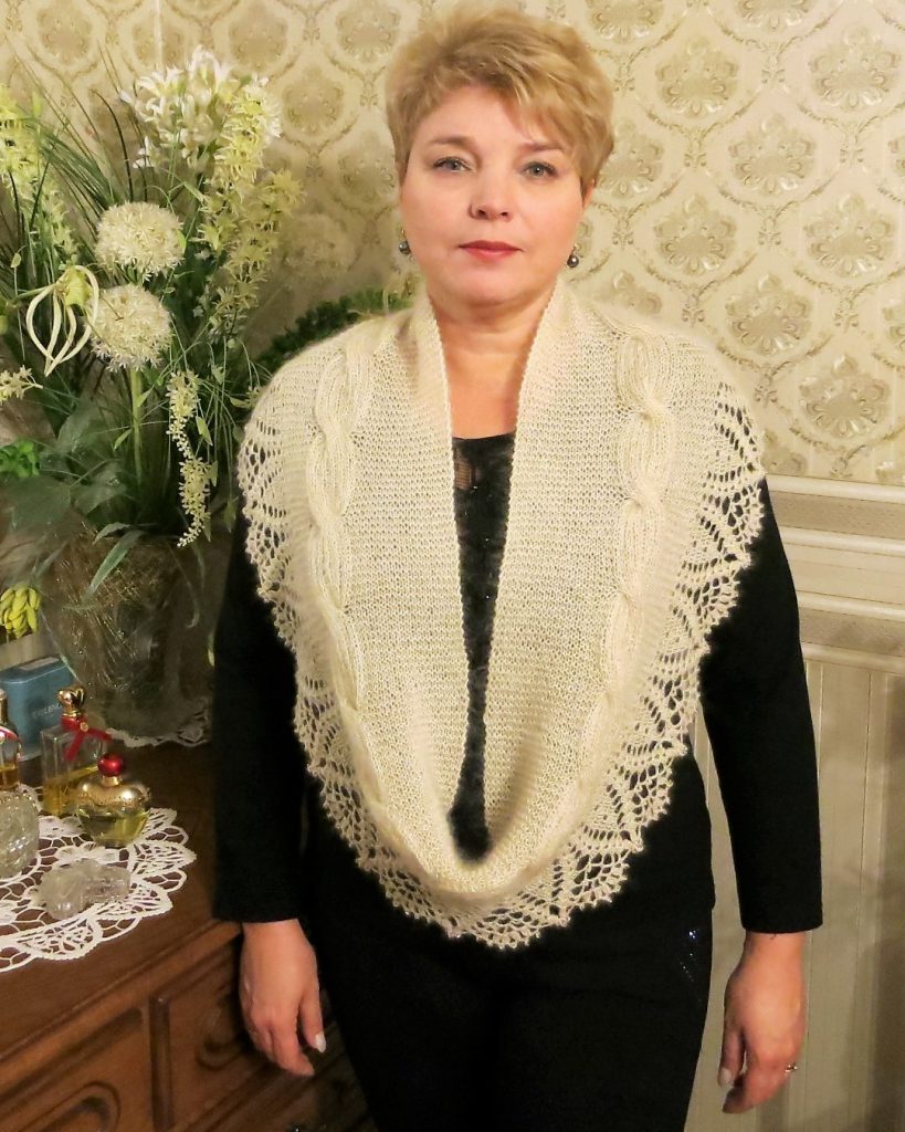 вязаный снуд