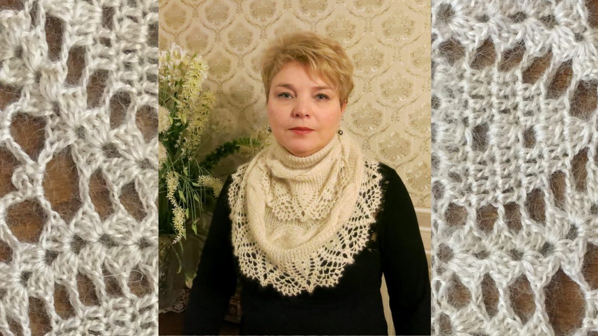 Delicate and romantic scarf - snood