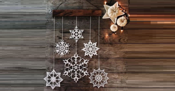 crochet snowflake pattern
