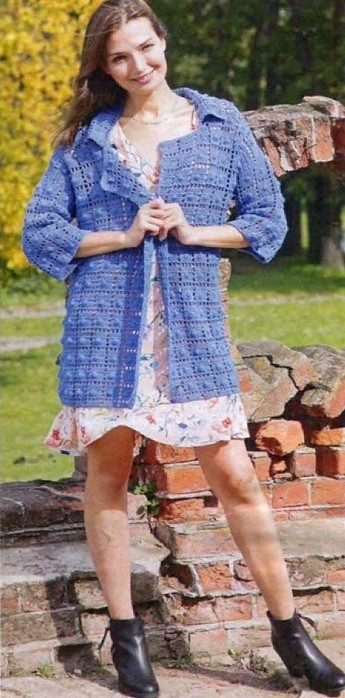 вязаный кардиган