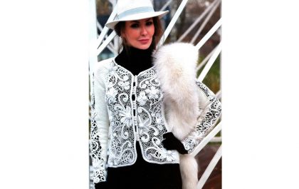 вязаный жакет