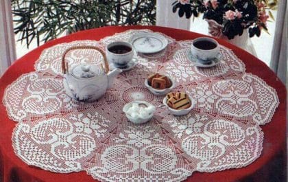 вязаные салфетки