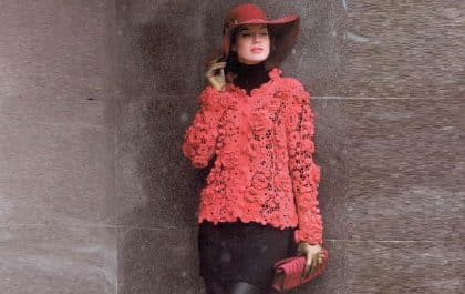 вязаный жакет