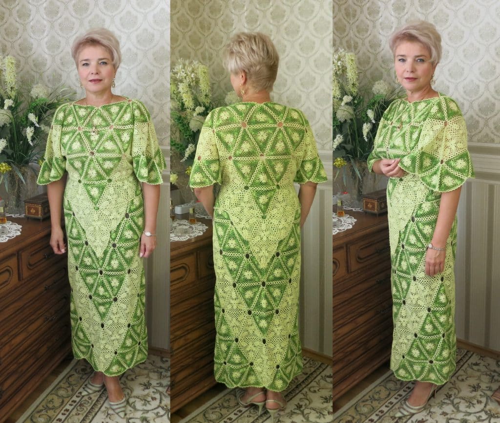 вязаный костюм крючком