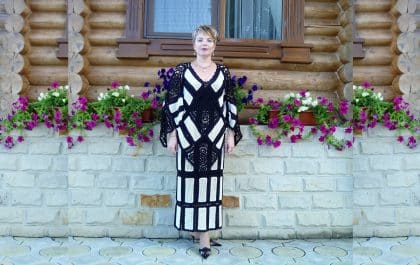 вязаный костюм крючком