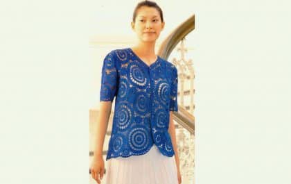 вязаная кофточка