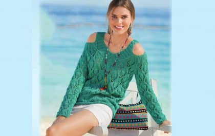 вязаный пуловер