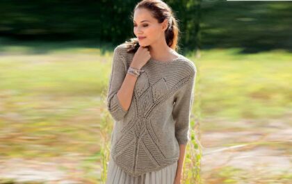 вязаный пуловер