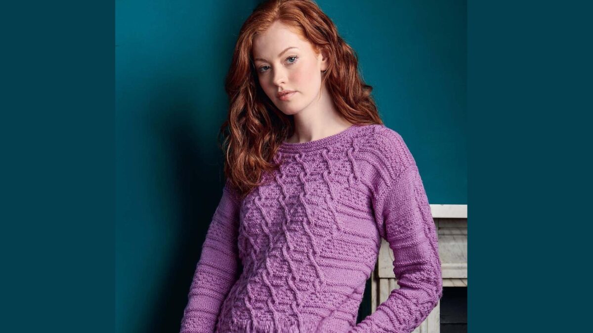 Purple pullover