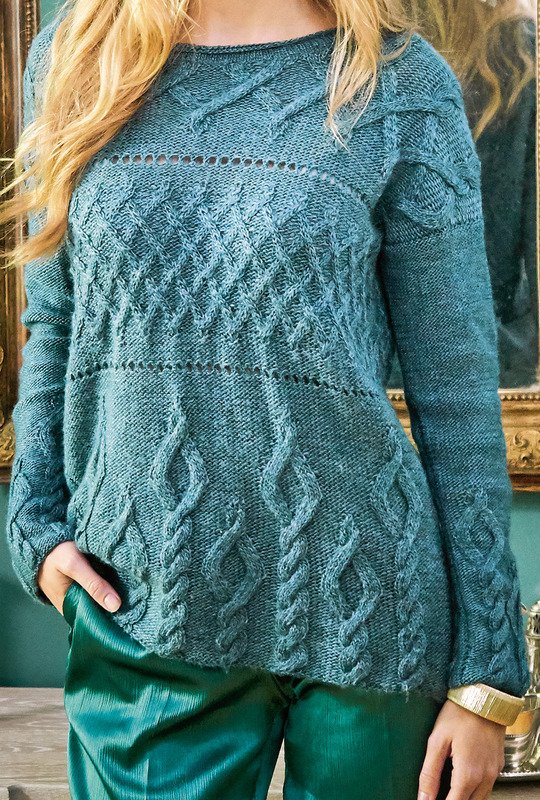 вязаный пуловер