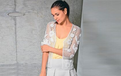 вязаный жакет