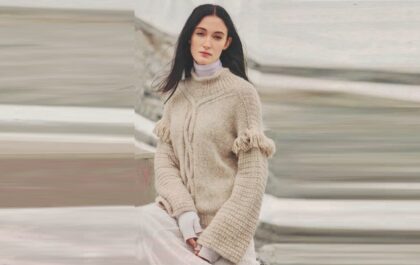 вязаный пуловер