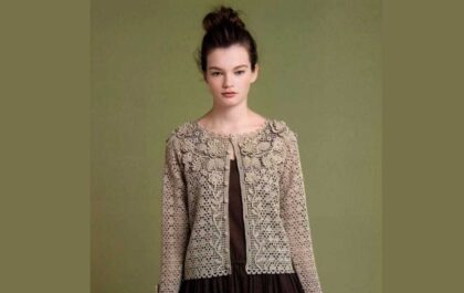 вязаный жакет