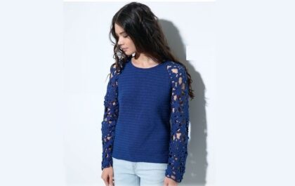 вязаный пуловер