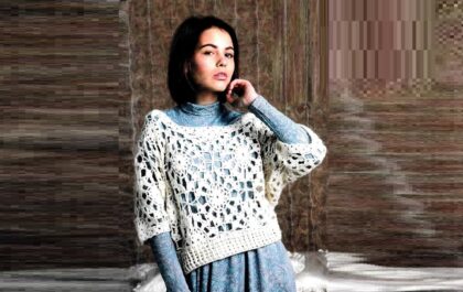 вязаный пуловер