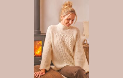 вязаный пуловер