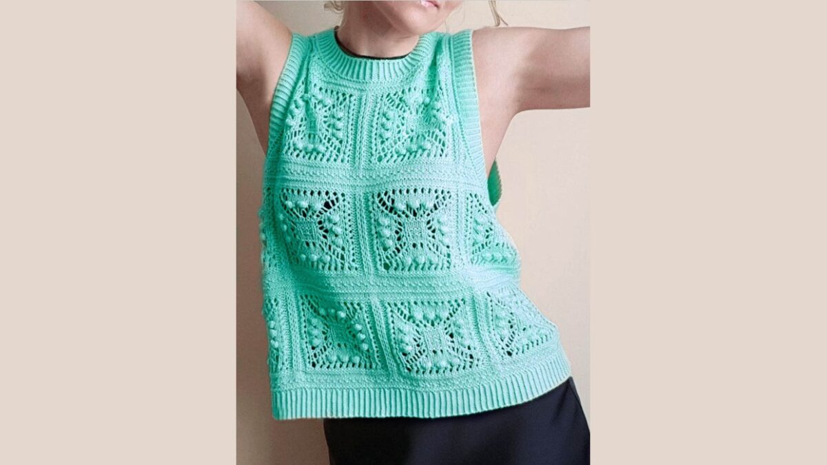 Knitted top “Baroque”