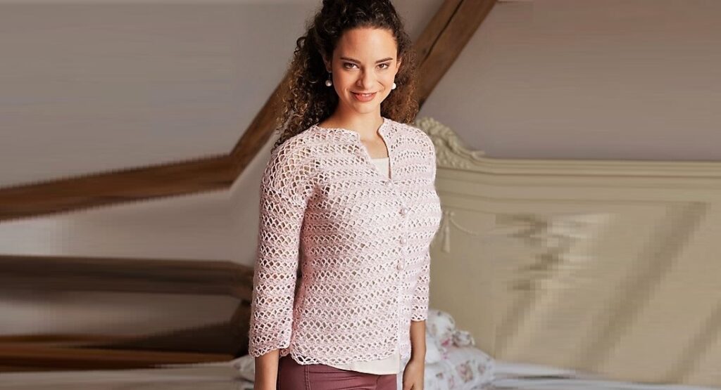 Жакет в стиле линжери